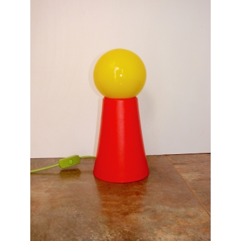 designerska lampka retro